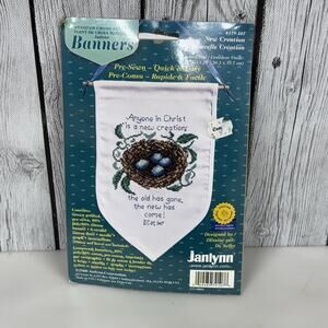 Janlynn New Creation Cross Stitch Banner